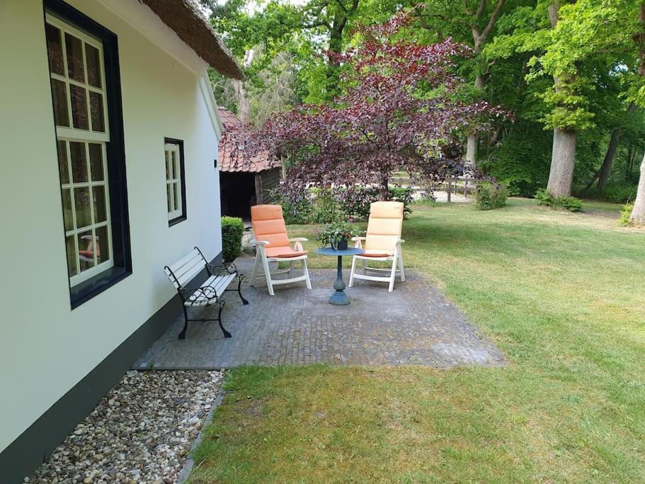 Midden In De Friese Bossen Op Landgoed Princenhof Oranjewoud Kültér fotó